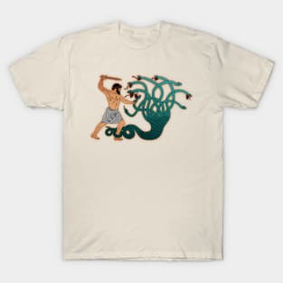 Herakles kills the Lerna Hydra T-Shirt